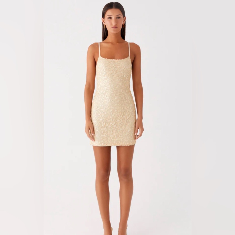 NWT Peppermayo yellow Mini Dress